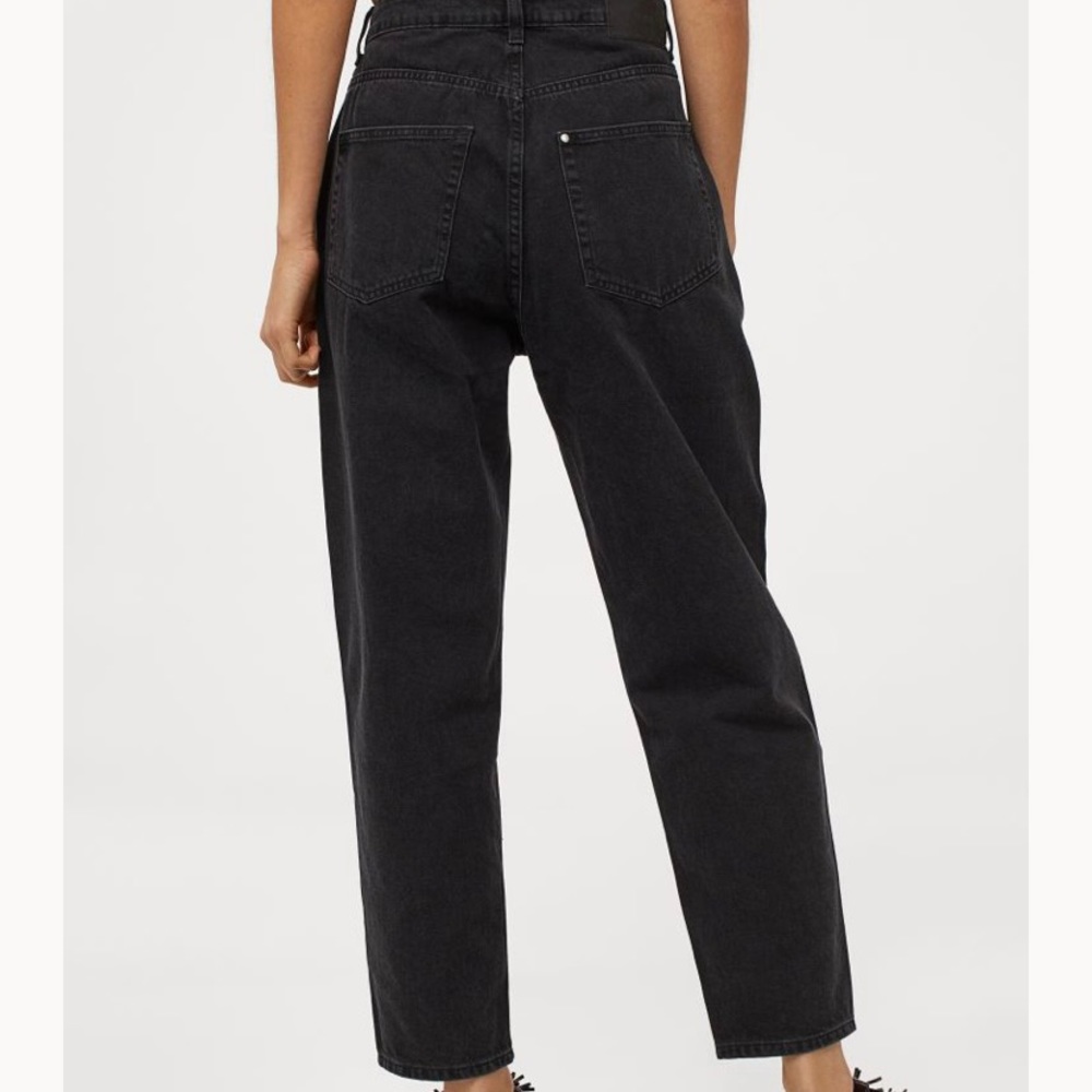 Brand New H&M Black Mom Jeans